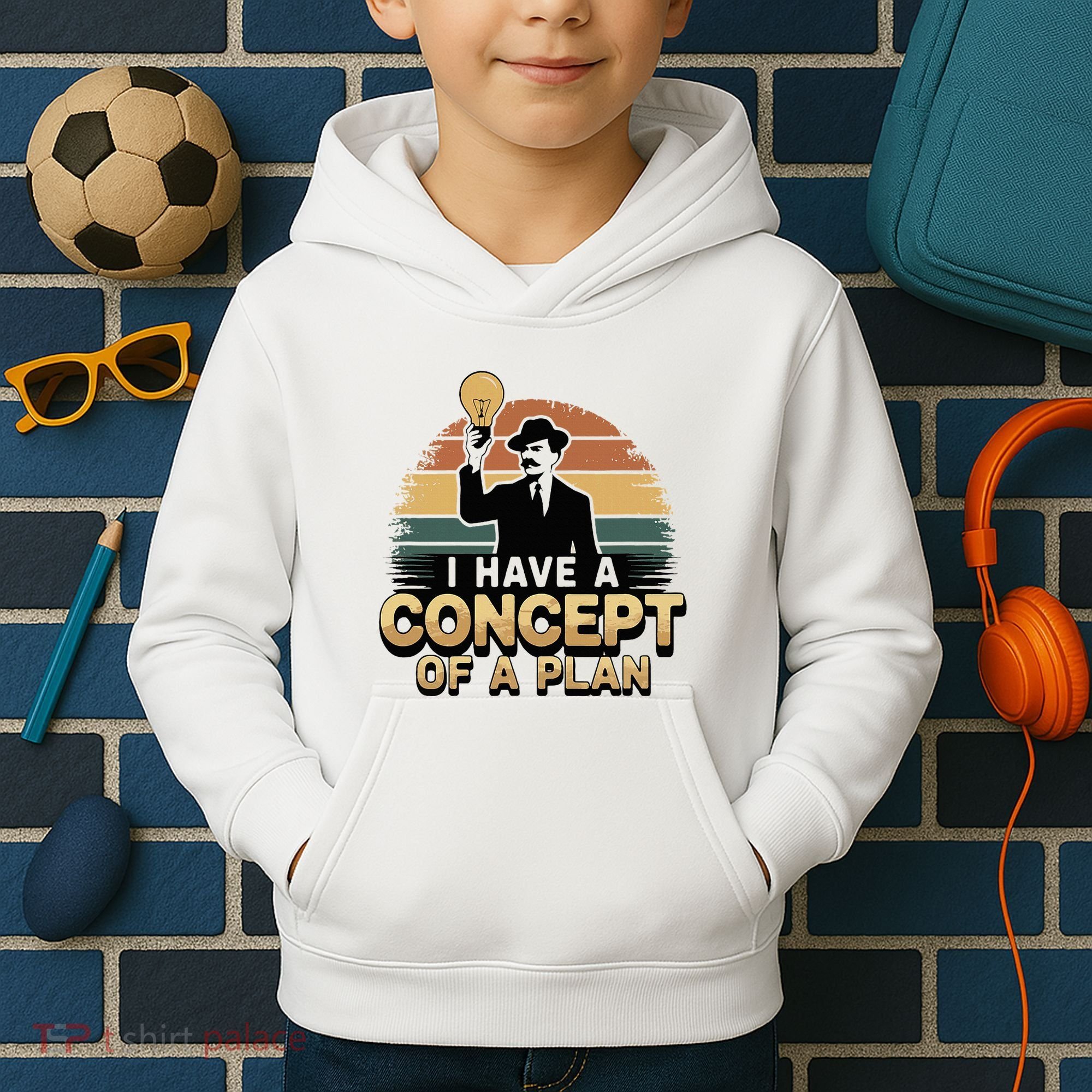 I Have A Concept Of A Plan Kids Hoodie