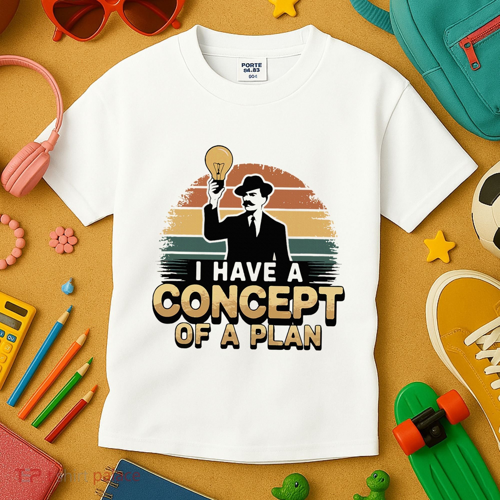 I Have A Concept Of A Plan Kids T-Shirt