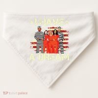 I Have A Dream Funny Biden USA-Made Doggie Bandana thumb 0