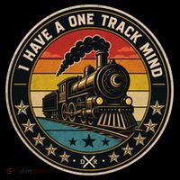 I Have A One Track Mind Train Engine Railroad Funny Coffee Mug thumb 5