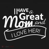 I Have A Great Mom And I Love Her Gift Women's Hoodie thumb 2