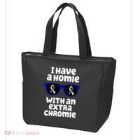I Have A Homie With An Extra Chromie Down Syndrome Tote Bag thumb 3