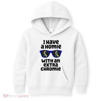I Have A Homie With An Extra Chromie Down Syndrome Kids Hoodie thumb 0