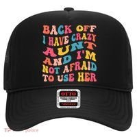 I Have A Crazy Aunt Not Afraid To Use Her Groovy Aunt Nephew Gift Hat thumb 0