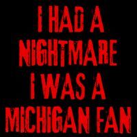 I Had A Nightmare I Was A Michigan Fan Coffee Mug thumb 5
