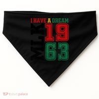 I Have A Dream Black History Month Martin Luther King Day Gift USA-Made Doggie Bandana thumb 0