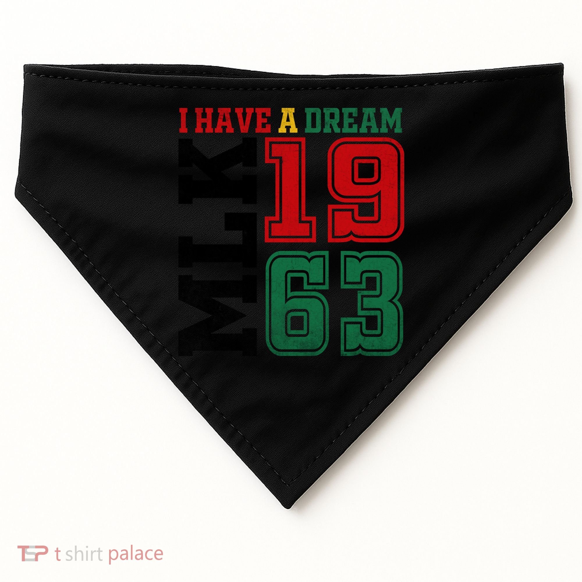 I Have A Dream Black History Month Martin Luther King Day Gift USA-Made Doggie Bandana