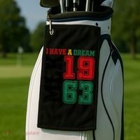 I Have A Dream Black History Month Martin Luther King Day Gift Golf Towel thumb 2