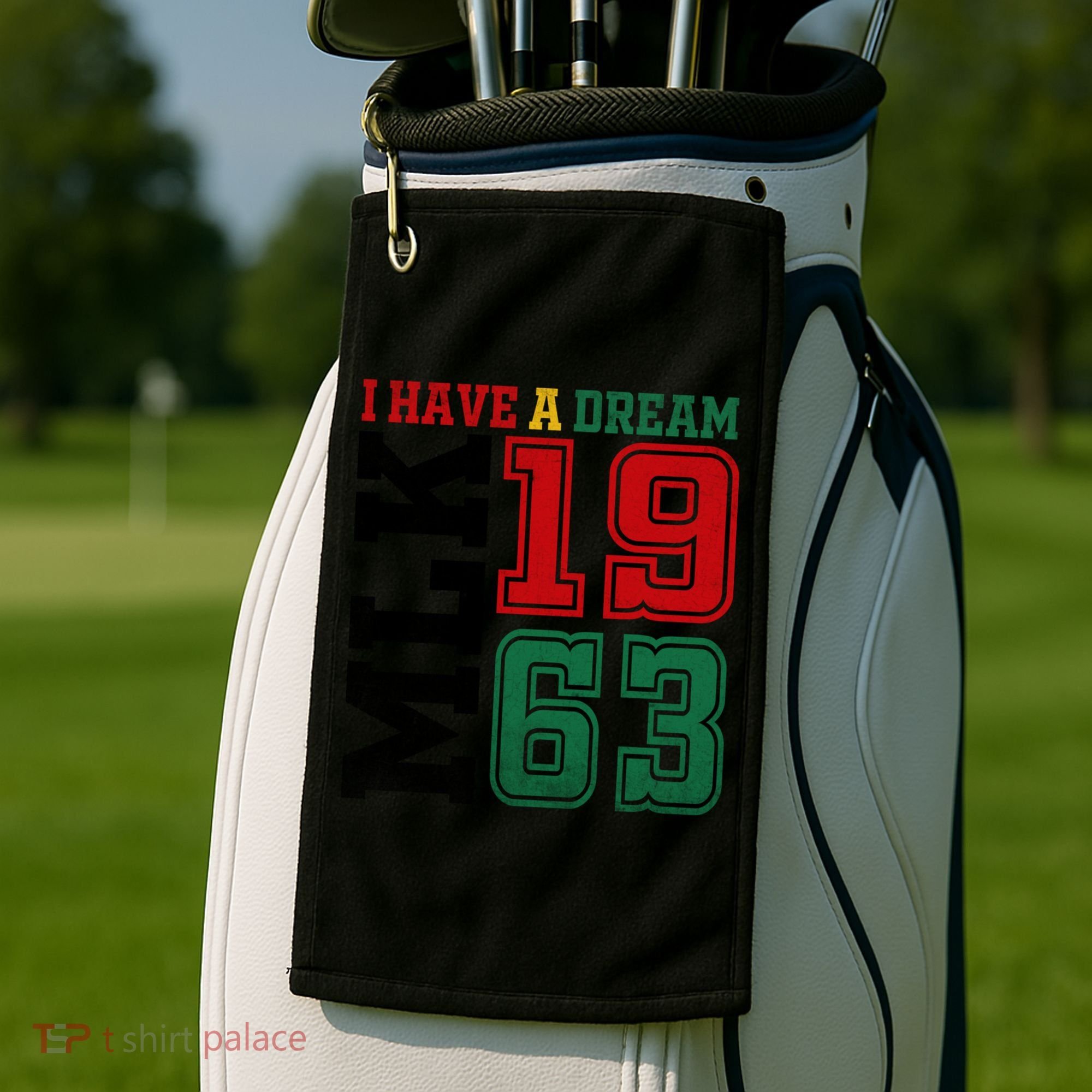 I Have A Dream Black History Month Martin Luther King Day Gift Golf Towel