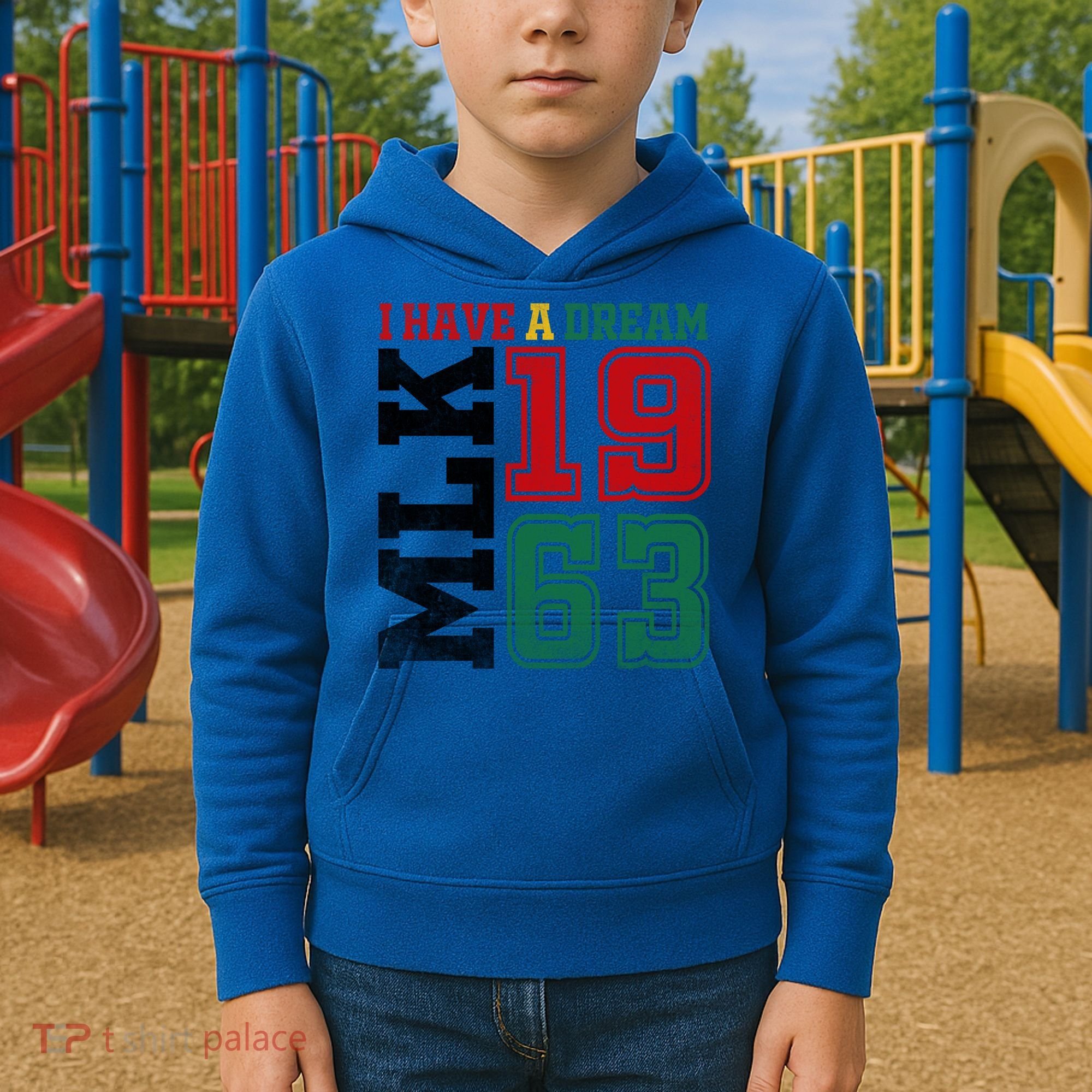 I Have A Dream Black History Month Martin Luther King Day Gift Kids Hoodie