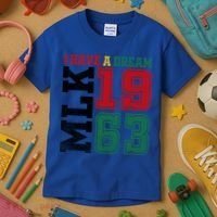 I Have A Dream Black History Month Martin Luther King Day Gift Kids T-Shirt thumb 3