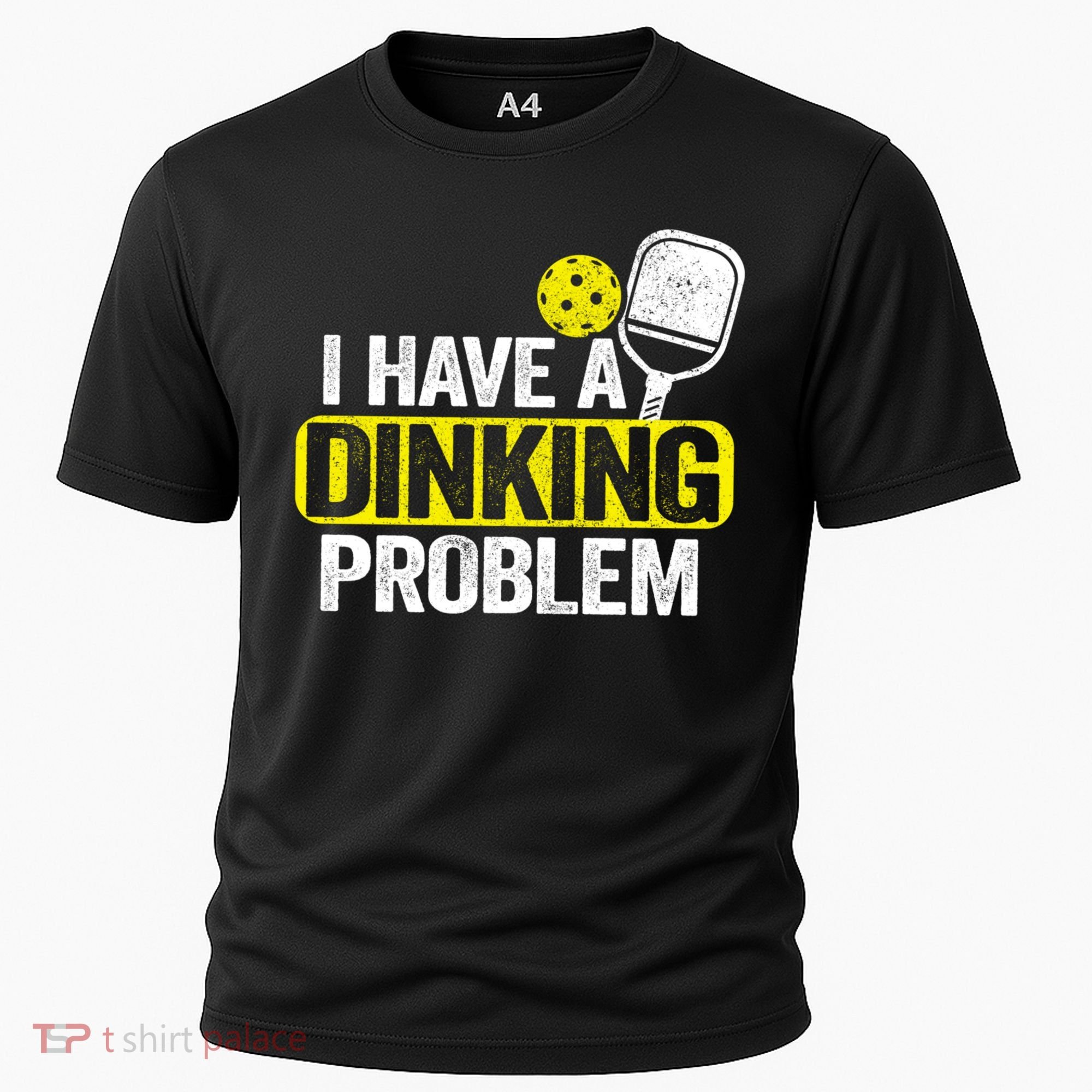 I Have A Dinking Problem Pickle Ball Jokes Funny Pickleball Cool Gift Cooling Performance Crew T-Shirt