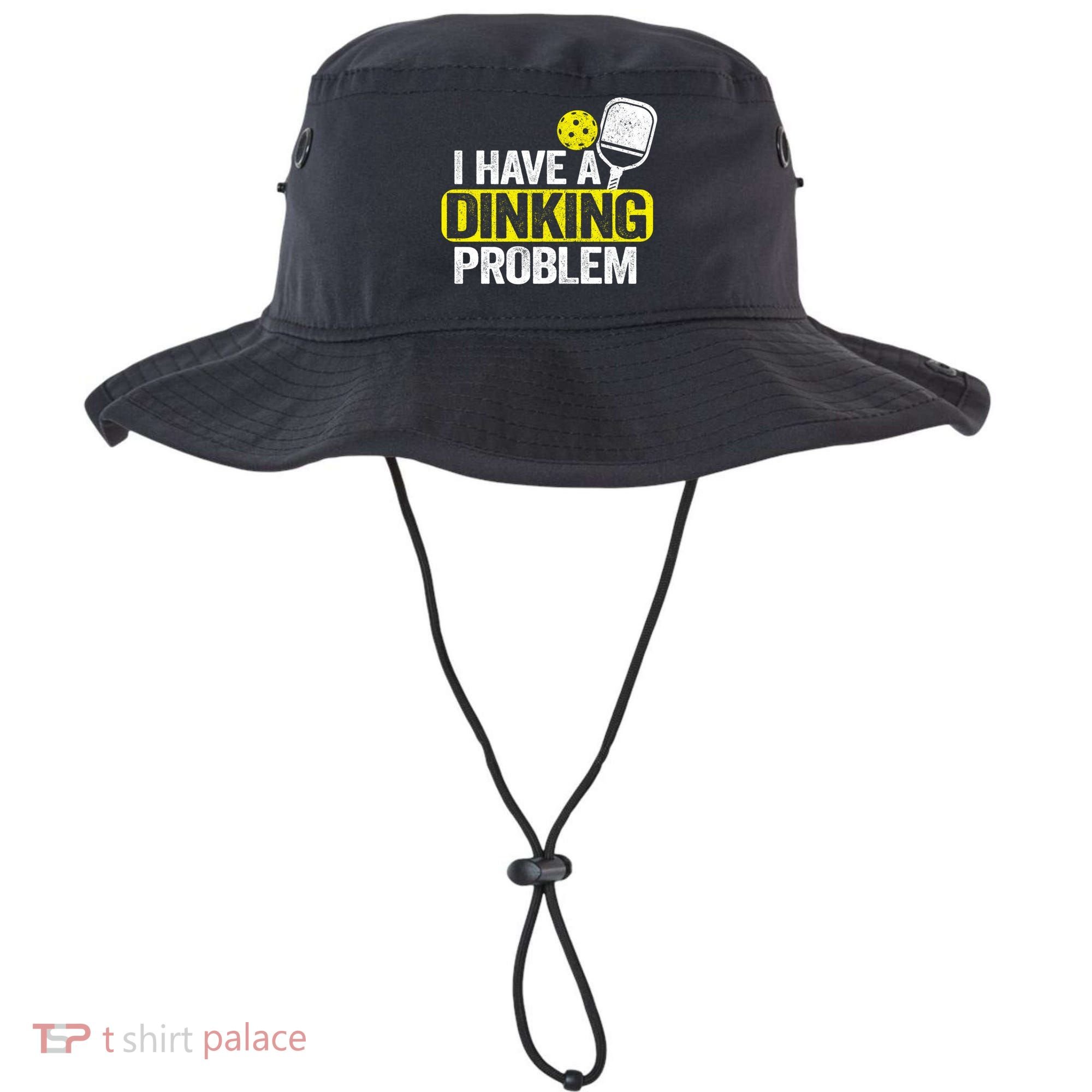 I Have A Dinking Problem Pickle Ball Jokes Funny Pickleball Cool Gift Bucket Hat