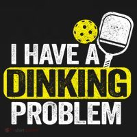 I Have A Dinking Problem Pickle Ball Jokes Funny Pickleball Cool Gift Ornament thumb 1