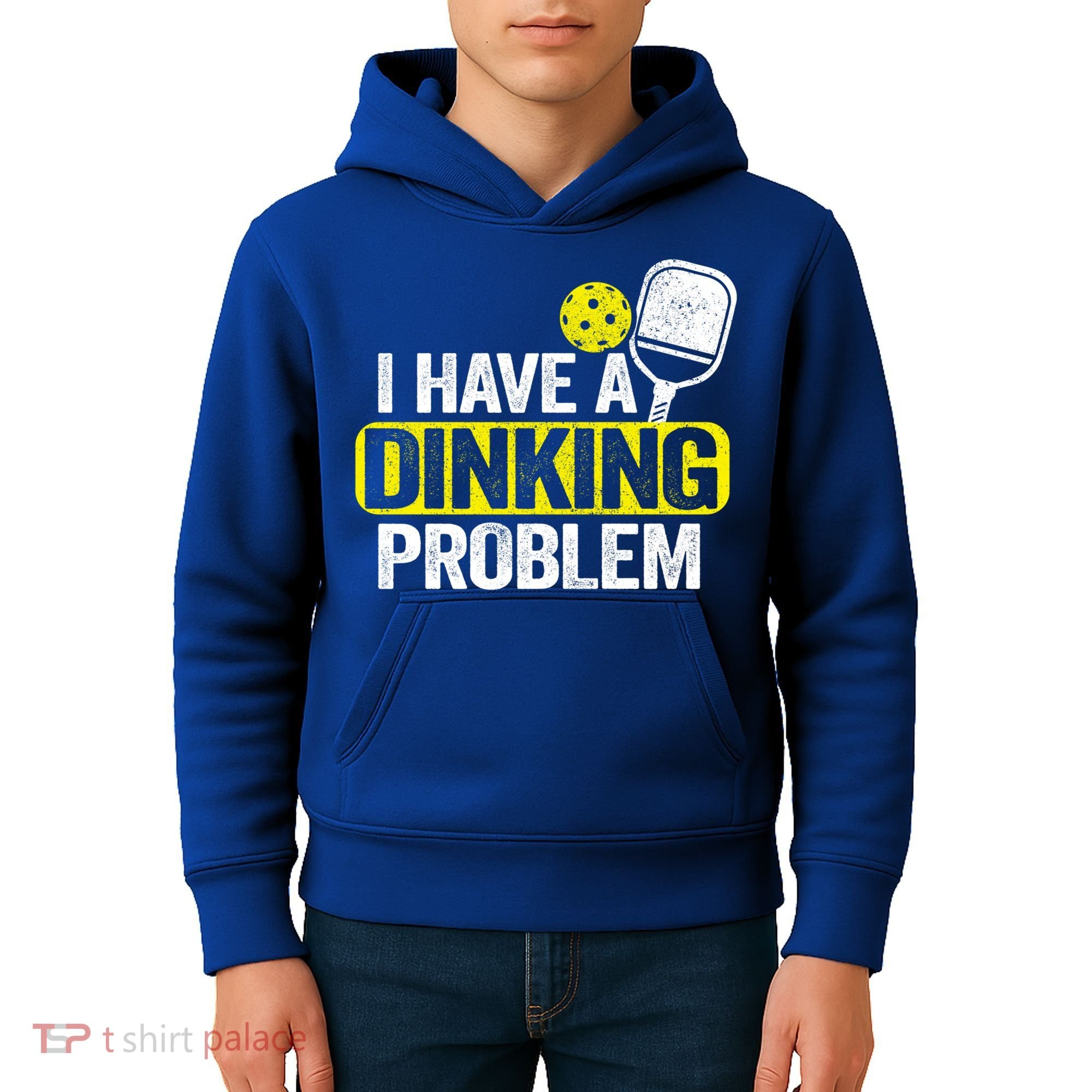 I Have A Dinking Problem Pickle Ball Jokes Funny Pickleball Cool Gift Kids Hoodie