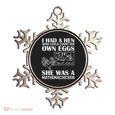 I Had A Hen Who Could Count Her Own Eggs Funny Chicken Lover Ornament