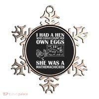 I Had A Hen Who Could Count Her Own Eggs Funny Chicken Lover Ornament thumb 0