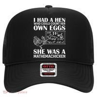 I Had A Hen Who Could Count Her Own Eggs Funny Chicken Lover Hat thumb 0