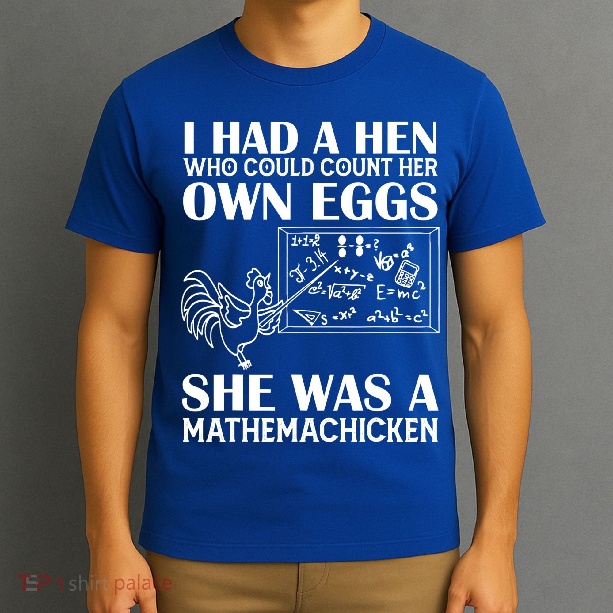 I Had A Hen Who Could Count Her Own Eggs Funny Chicken Lover T-Shirt