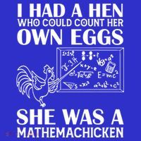 I Had A Hen Who Could Count Her Own Eggs Funny Chicken Lover Baby Bodysuit thumb 2