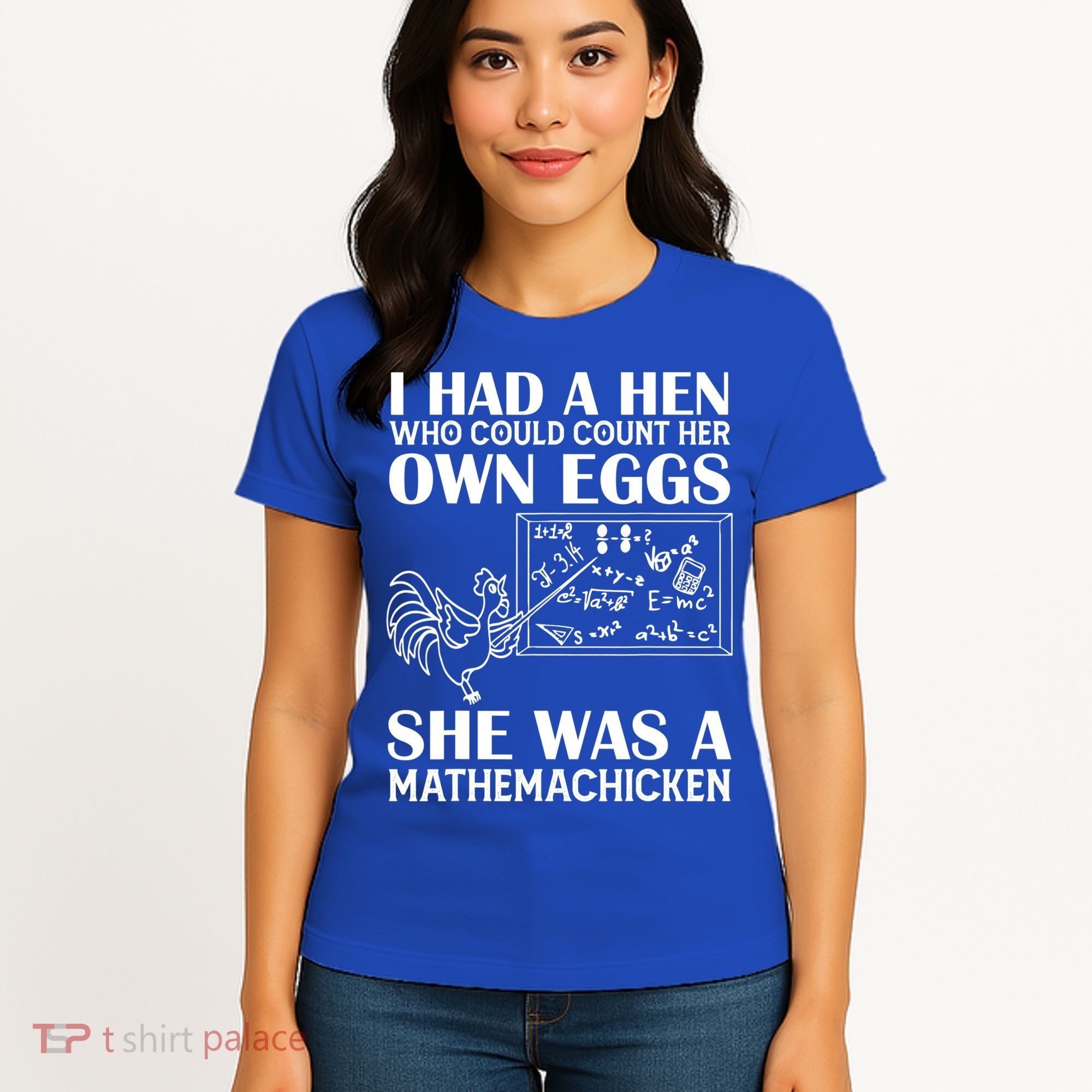 I Had A Hen Who Could Count Her Own Eggs Funny Chicken Lover Women's T-Shirt