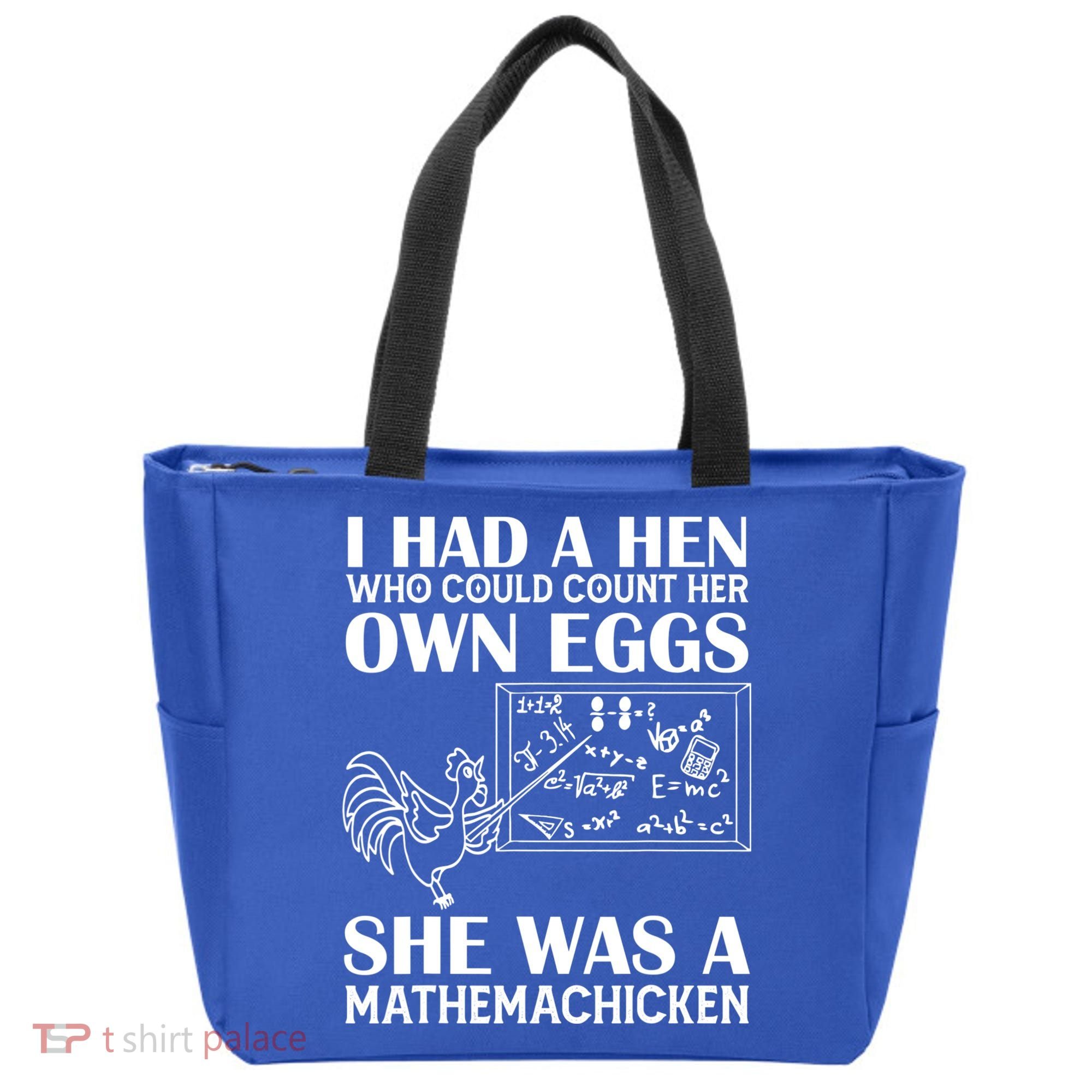 I Had A Hen Who Could Count Her Own Eggs Funny Chicken Lover Tote Bag