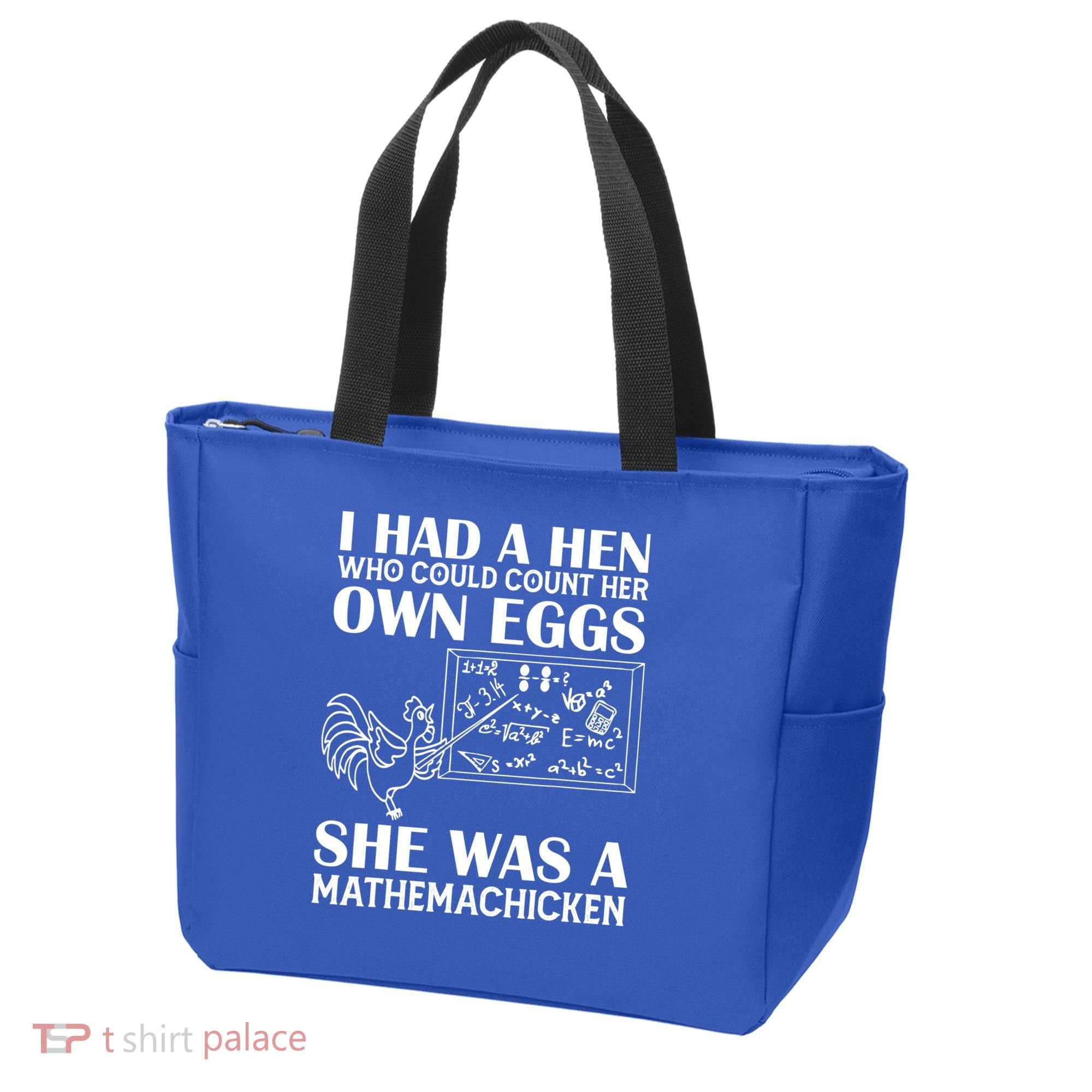 I Had A Hen Who Could Count Her Own Eggs Funny Chicken Lover Tote Bag