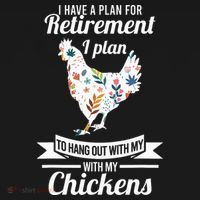 I Have A Plan For Retirement Chicken Farmer Gift Backpack thumb 2