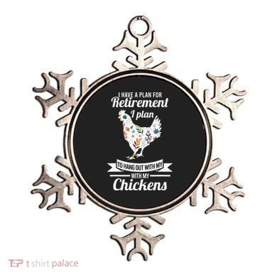 I Have A Plan For Retirement Chicken Farmer Gift Ornament