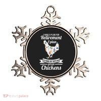 I Have A Plan For Retirement Chicken Farmer Gift Ornament thumb 0
