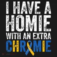 I Have A Homie With An Extra Chromie Down Syndrome Awareness Women's Tank Top thumb 5