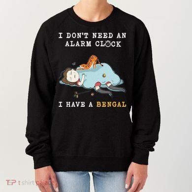 I Have A Bengal Funny Cat Wake Me Up Gift Women's Sweatshirt