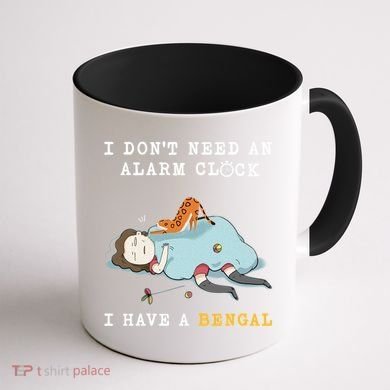 I Have A Bengal Funny Cat Wake Me Up Gift Coffee Mug back