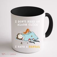 I Have A Bengal Funny Cat Wake Me Up Gift Coffee Mug thumb 1
