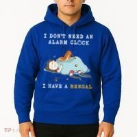 I Have A Bengal Funny Cat Wake Me Up Gift Hoodie thumb 2
