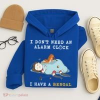 I Have A Bengal Funny Cat Wake Me Up Gift Hoodie thumb 4