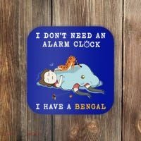I Have A Bengal Funny Cat Wake Me Up Gift Coaster thumb 0
