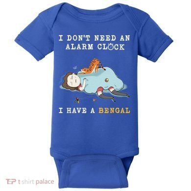 I Have A Bengal Funny Cat Wake Me Up Gift Baby Bodysuit