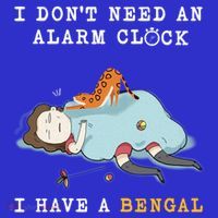 I Have A Bengal Funny Cat Wake Me Up Gift Toddler Hoodie thumb 2