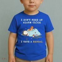 I Have A Bengal Funny Cat Wake Me Up Gift Toddler T-Shirt thumb 2