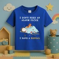 I Have A Bengal Funny Cat Wake Me Up Gift Toddler T-Shirt thumb 3