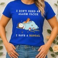 I Have A Bengal Funny Cat Wake Me Up Gift Women's T-Shirt thumb 2