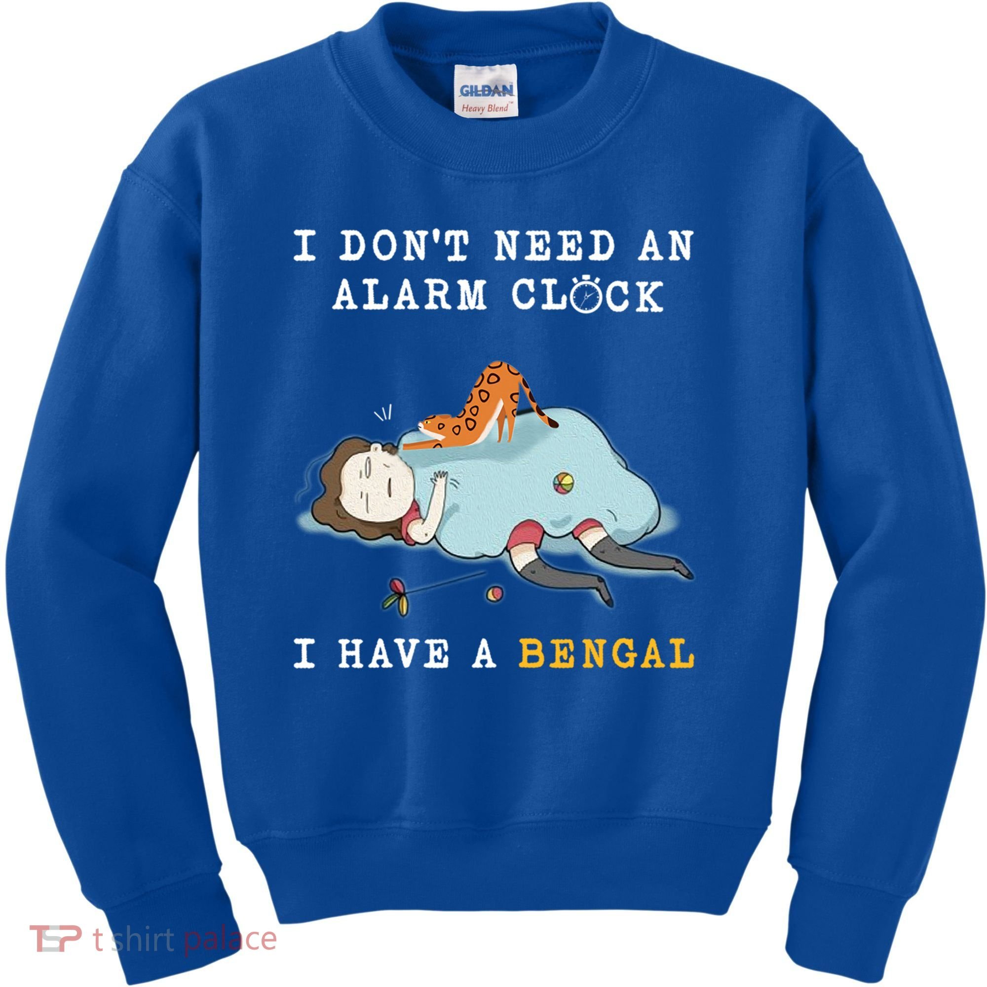 I Have A Bengal Funny Cat Wake Me Up Gift Kids Sweatshirt