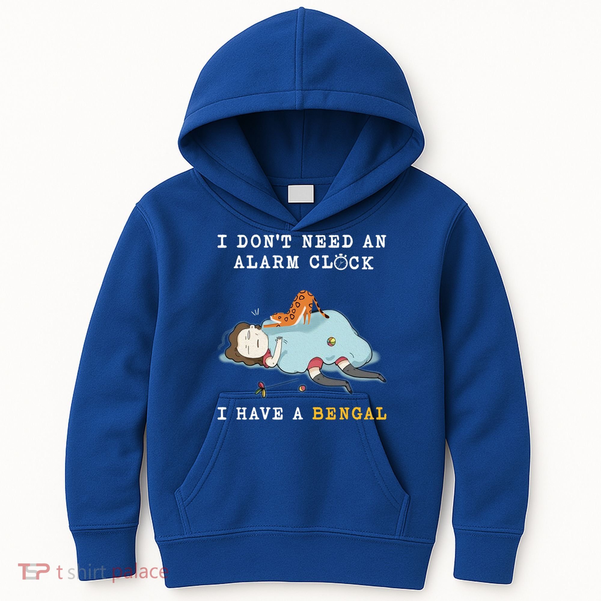 I Have A Bengal Funny Cat Wake Me Up Gift Kids Hoodie