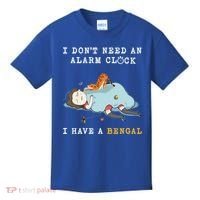 I Have A Bengal Funny Cat Wake Me Up Gift Kids T-Shirt thumb 0