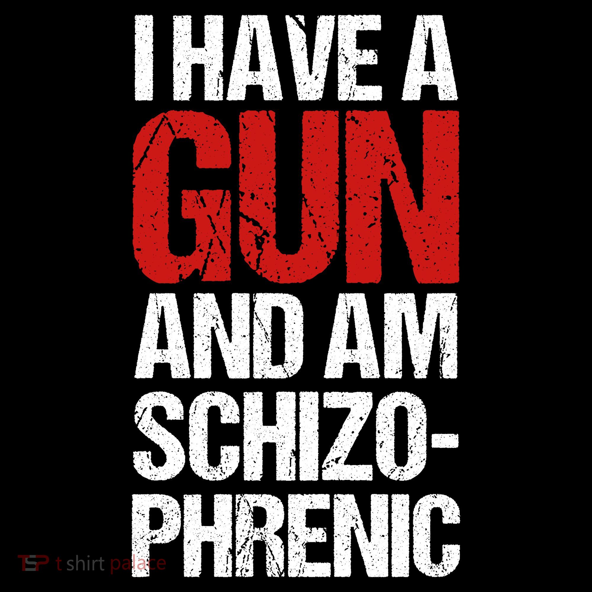 I Have A Gun And Am Schizophrenic Ornament