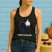 I Have A Dream Funny Trump Police Saying Women Women's Tank Top thumb 2