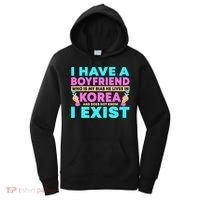 I Have A Boyfriend Who Is My Bias Korean Kdrama Kpop Lover Women's Hoodie thumb 0