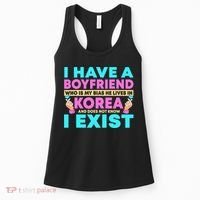 I Have A Boyfriend Who Is My Bias Korean Kdrama Kpop Lover Women's Tank Top thumb 0