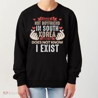 I Have A Boyfriend Who Is Bias Kpop Merch Merchandise Gift Women's Sweatshirt thumb 0